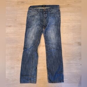 Heritage 1981 Button Fly Straight Leg Jeans Size 36 Mens